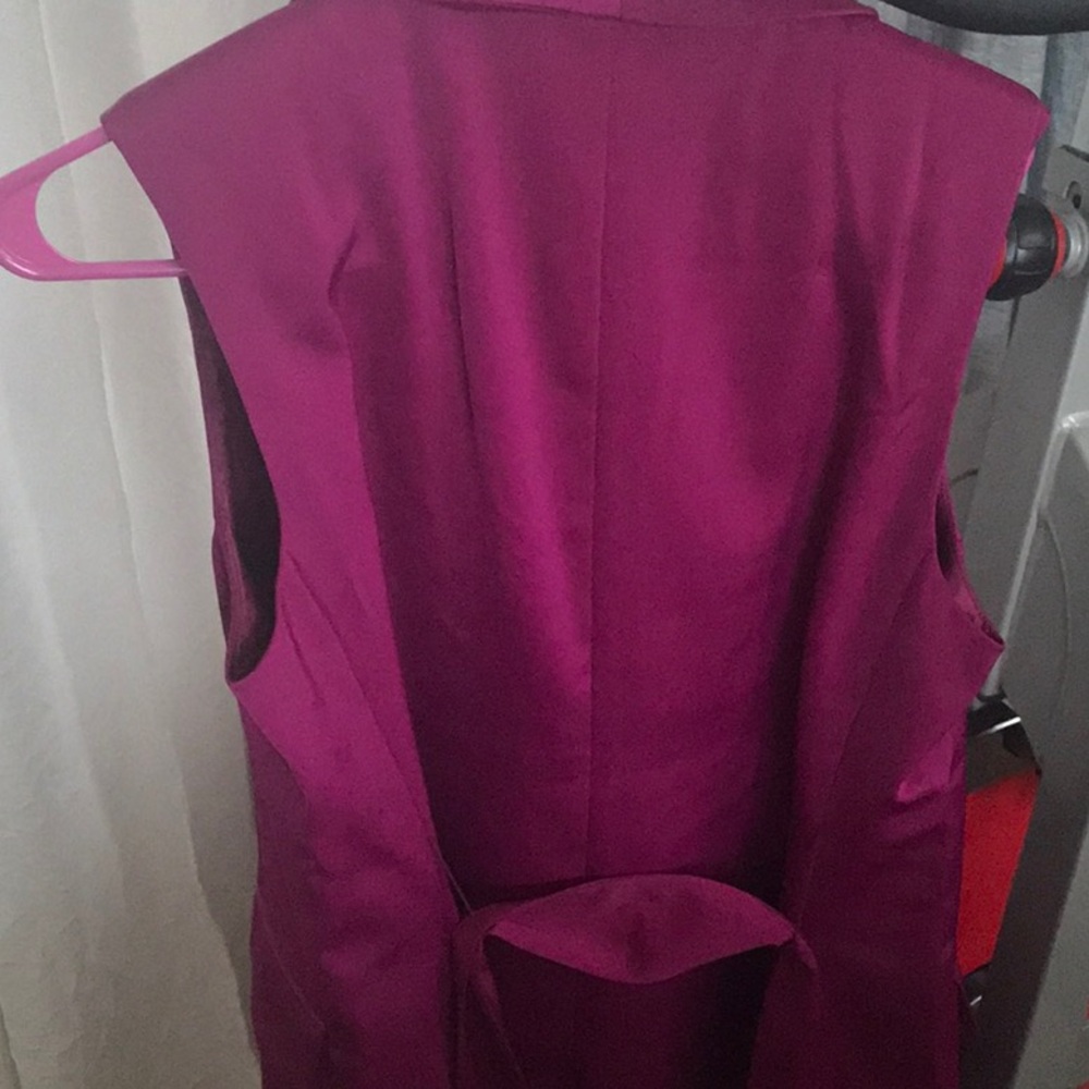 Banana Republic Fuchsia Wide Leg Pants suit - Picture 2 of 7